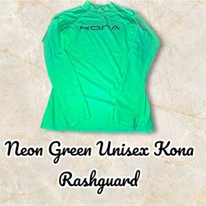Neon Green Unisex Kona Rashguard